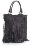 GEANȚĂ DIN PIELE universală Genuine Leather gri 60499