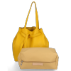 GEANȚĂ DIN PIELE shopper bag Genuine Leather galben 1158