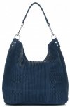 GEANȚĂ DIN PIELE shopper bag Vittoria Gotti denim V80051