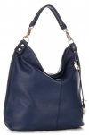 GEANȚĂ DIN PIELE shopper bag Vittoria Gotti bleumarin V8047