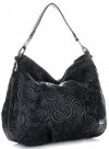 GEANȚĂ DIN PIELE shopper bag Vittoria Gotti negru V80013