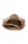 Kožené kabelka shopper bag Vittoria Gotti zlatá V23