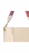 Kožené kabelka shopper bag Genuine Leather béžová K26