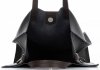 Kožené kabelka univerzálna Genuine Leather čierna 691756