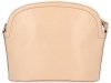 Kožené kabelka listonoška Genuine Leather béžová E4098