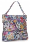 Kožené kabelka shopper bag Vittoria Gotti tmavo modrá V5483