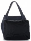 Kožené kabelka shopper bag Genuine Leather tmavo modrá 5157