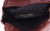 Kožené kabelka listonoška Genuine Leather 217 hnedá