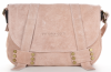 Kožené kabelka listonoška Vittoria Gotti ružová V688636