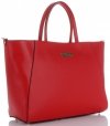 Dámska kabelka kufrík Vittoria Gotti červená V3302