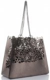 Kožené kabelka shopper bag Vittoria Gotti staré zlato V5798