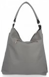 Kožené kabelka shopper bag Roberto Ricci šedá 19145
