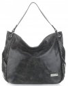 Kožené kabelka shopper bag Vittoria Gotti tmavo šedá V8818