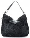 Kožené kabelka shopper bag Vittoria Gotti čierna V80013