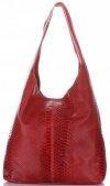 Kožené kabelka shopper bag Vittoria Gotti červená V8804