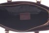 Kožené kabelka shopper bag Genuine Leather čokoládová 11A