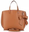 Kožené kabelka shopper bag Vittoria Gotti ryšavá V6D BIGru
