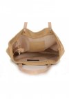 Kožené kabelka shopper bag Vittoria Gotti zemitá V915