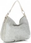 Kožené kabelka shopper bag Vittoria Gotti béžová V80013