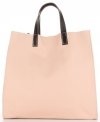 Kožené kabelka univerzálna Genuine Leather púdrová ružová 691756