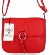 Dámska kabelka listonoška BEE BAG červená 1002S27