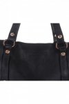 Kožené kabelka shopper bag Vittoria Gotti čierna V3650