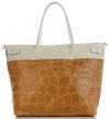 Kožené kabelka shopper bag Vittoria Gotti ryšavá V691622