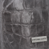Kožené kabelka shopper bag Vittoria Gotti šedá B15