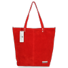 Kožené kabelka shopper bag Vittoria Gotti červená VG41
