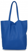 Kožené kabelka shopper bag Vittoria Gotti kobaltová V775