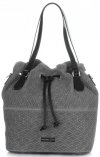 Dámska kabelka shopper bag Vittoria Gotti šedá V1005