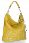 Kožené kabelka univerzálna Vittoria Gotti žltá V1579COCO
