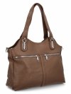  Dámská kabelka shopper bag Herisson tmavo béžová 17B375