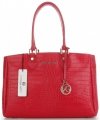 Kožené kabelka kufrík Vittoria Gotti červená V3080