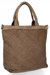Dámska kabelka shopper bag Vittoria Gotti zemitá V2400