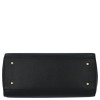 Kožené kabelka kufrík Vittoria Gotti čierna V2392