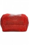 Kožené kabelka shopper bag Vera Pelle červená 9551
