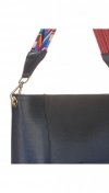 Kožené kabelka shopper bag Genuine Leather tmavo modrá K26