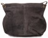 Kožené kabelka listonoška Genuine Leather šedá 1324