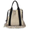 Kožené kabelka shopper bag Vittoria Gotti béžová B7