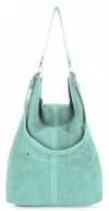 Kožené kabelka shopper bag Vittoria Gotti mätová V3292C