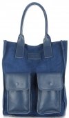 Kožené kabelka shopper bag Vittoria Gotti jeans V27A