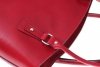 Kožené kabelka listová kabelka Genuine Leather 858(1 červená