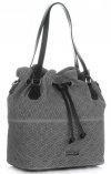 Dámska kabelka shopper bag Vittoria Gotti šedá V1005