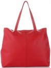 Kožené kabelka shopper bag Vittoria Gotti červená V5705