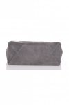 Kožené kabelka univerzálna Genuine Leather šedá 808036