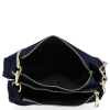 Kožené kabelka univerzálna Vittoria Gotti tmavo modrá B40