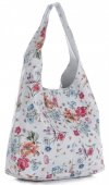 Kožené kabelka shopper bag Vittoria Gotti biela VF9802