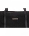 Kožené kabelka shopper bag Vittoria Gotti čierna V2939