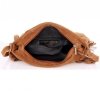 Kožené kabelka listonoška Genuine Leather ryšavá 221